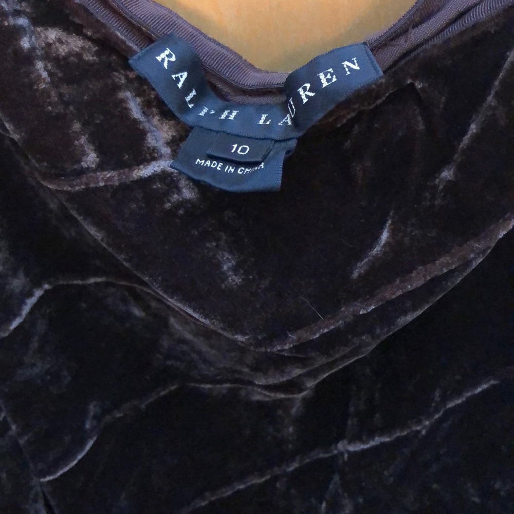 Ralph Lauren crushed velvet skirt